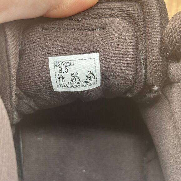 VANS WOMENS FILMORE HI PLAID SHOES SIZE 9.5 Brown Beige Suede Sneakers - Picture 8 of 8